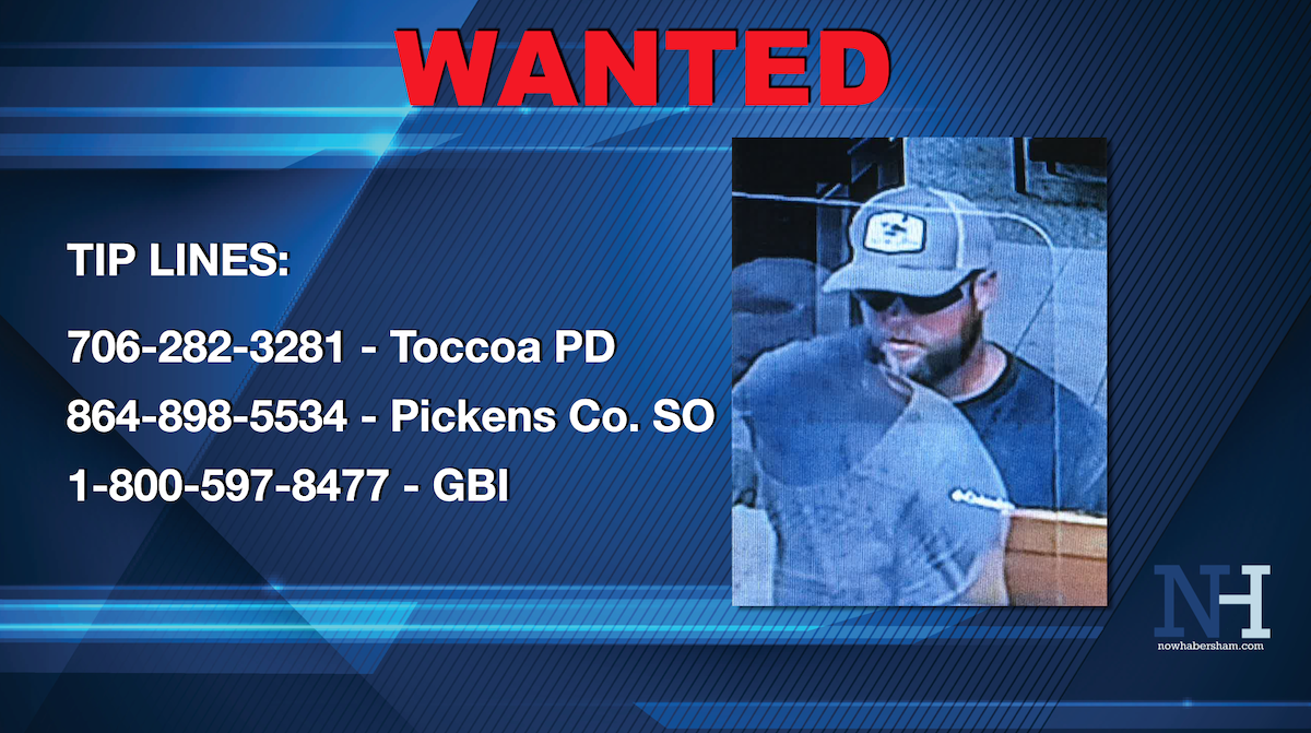 Toccoa bank robbery suspect