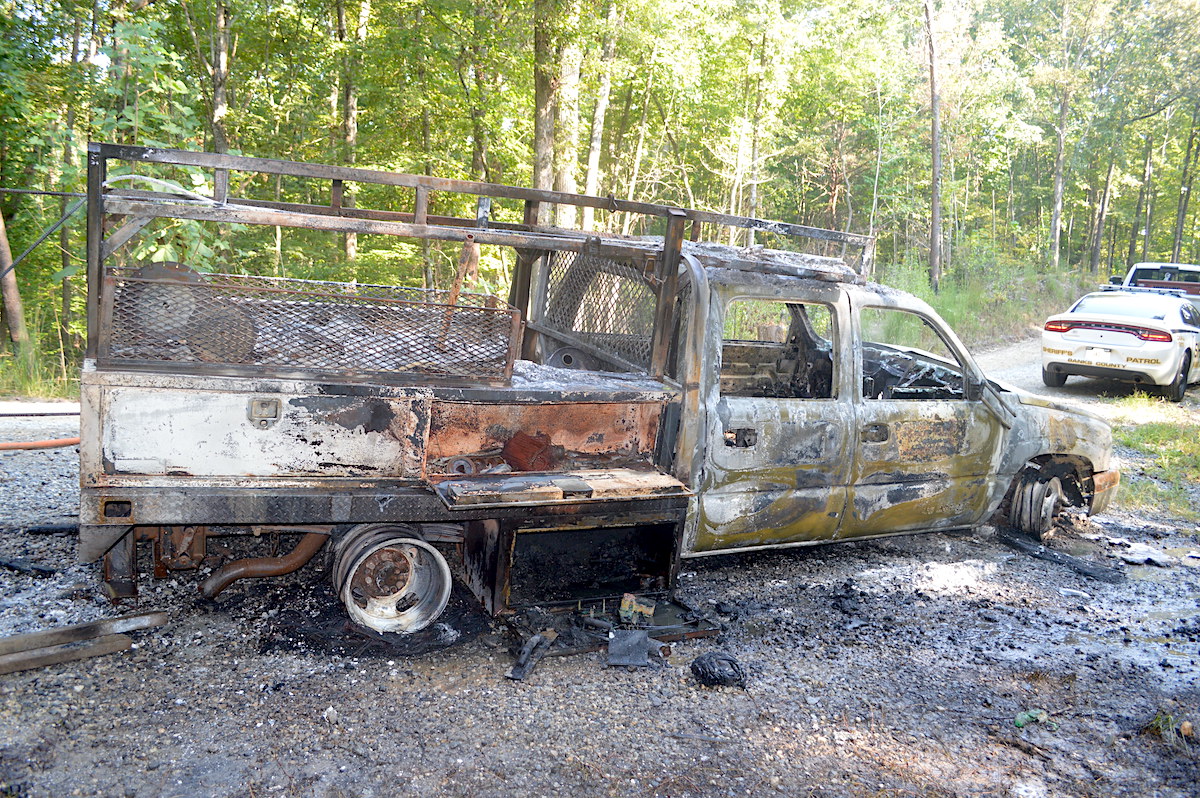 Alto Stolen Vehicle Fire