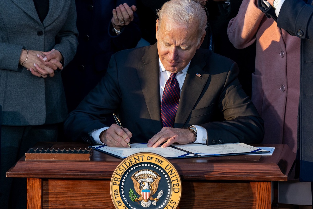 Biden signs infrastructure bill