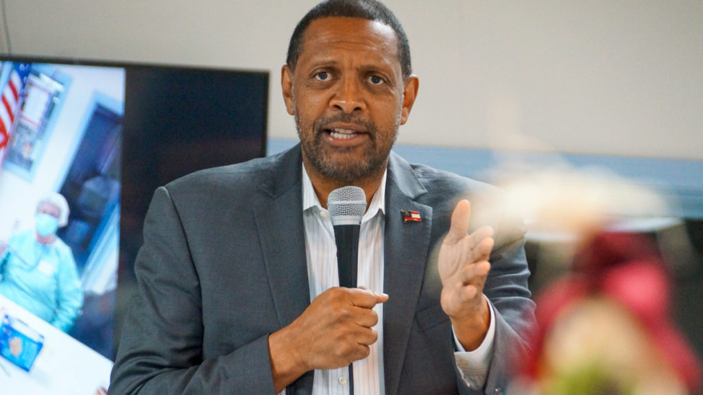 Georgia governor hopeful Vernon Jones campaigns in Habersham