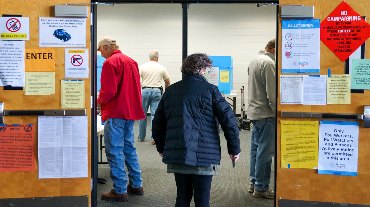Clarkesville Runoff voting