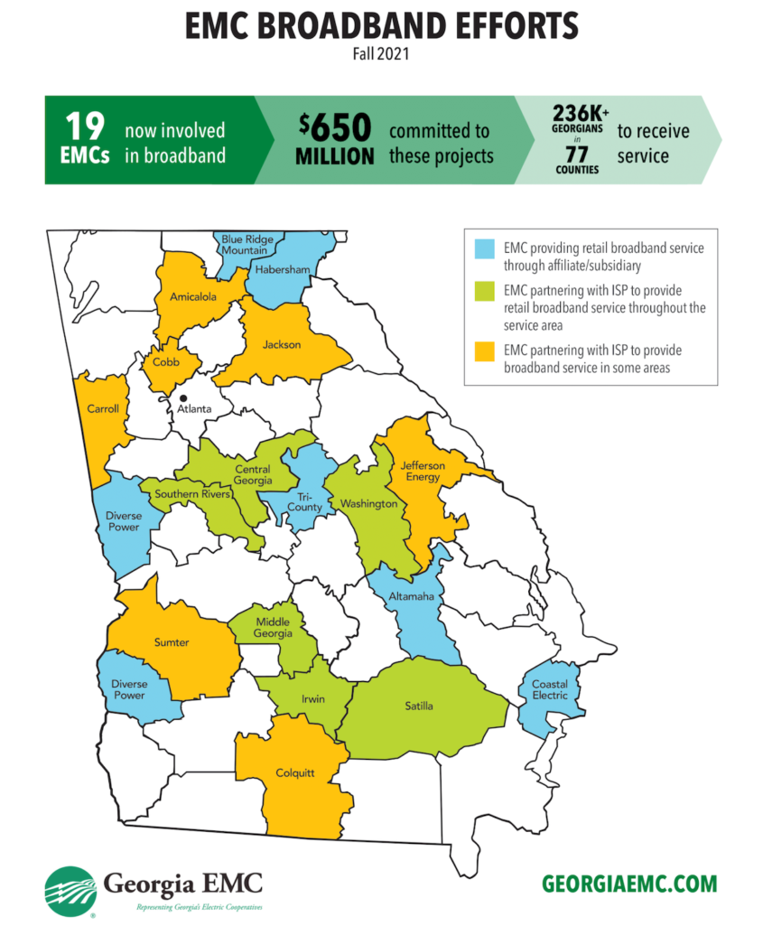 Broadband internet expanding in rural areas of Georgia