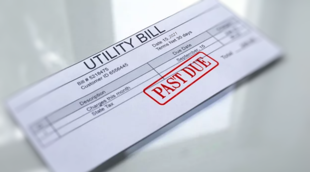 past due water bill