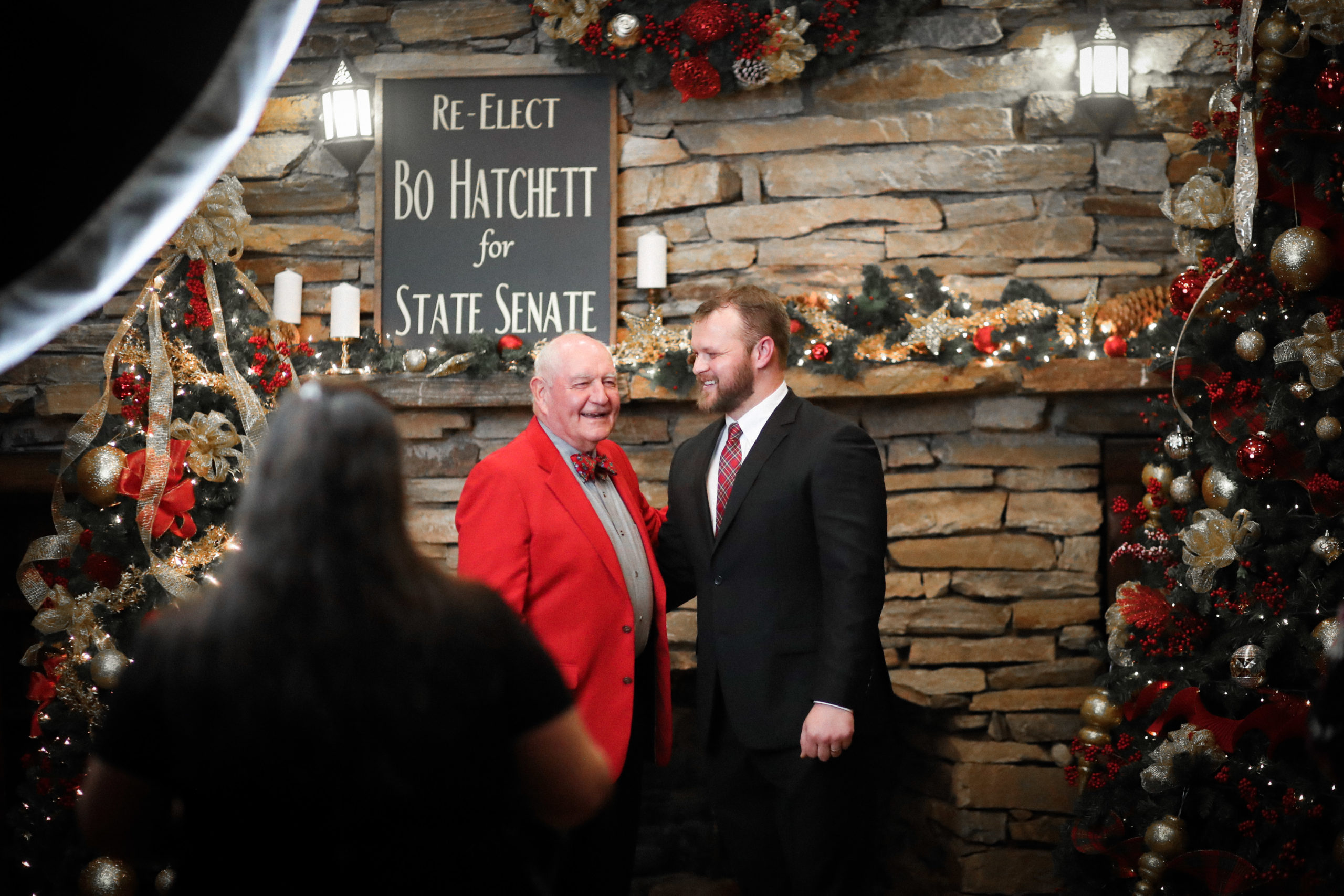 Sen. Bo Hatchett and former Gov. Sonny Perdue