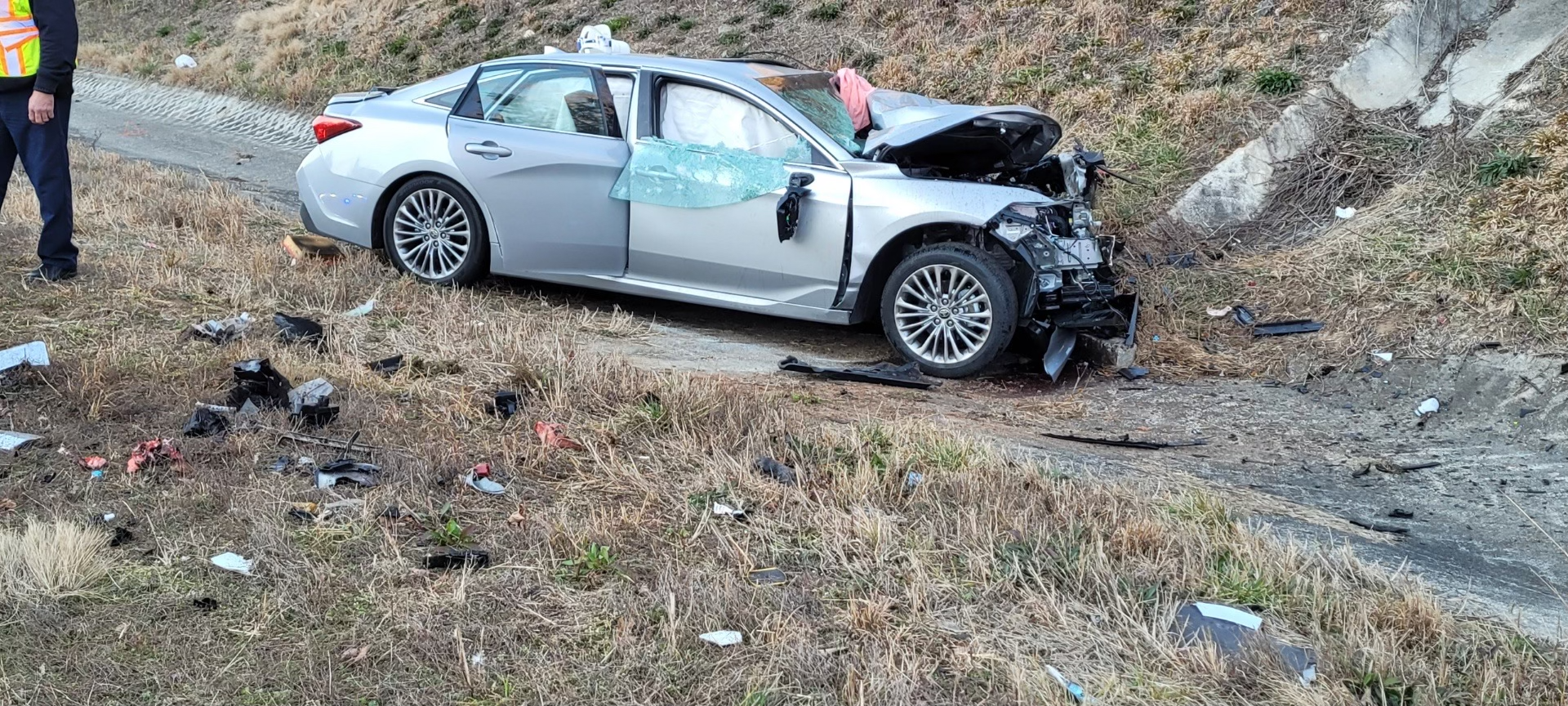 Cannon Bridge Road wreck1