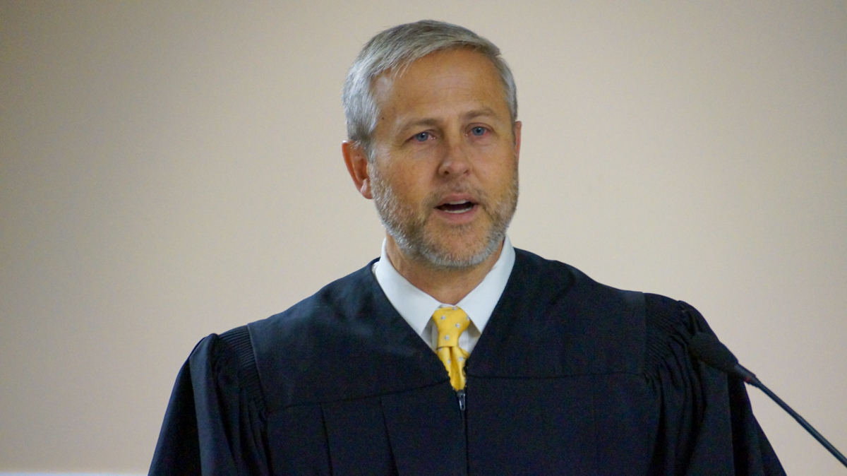 Judge Chan Caudell, Demorest swearing in