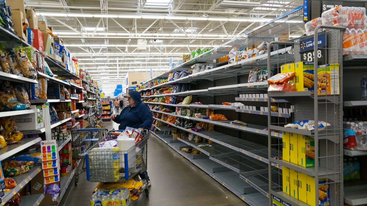 Walmart winter storm