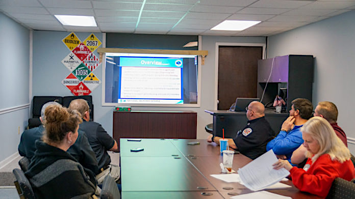 Habersham County E-911 NWS weather briefing