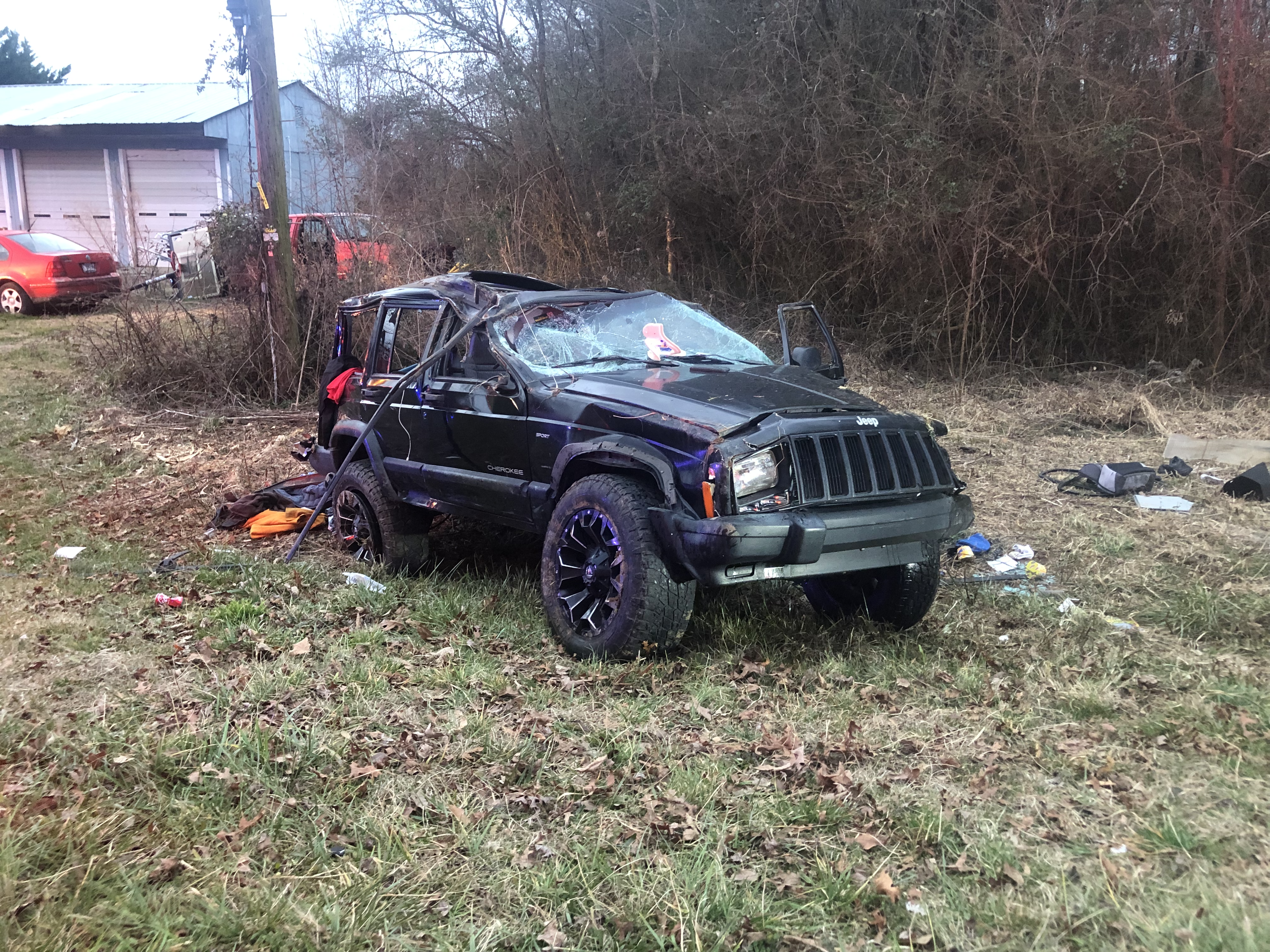 Fairview School Road wreck3