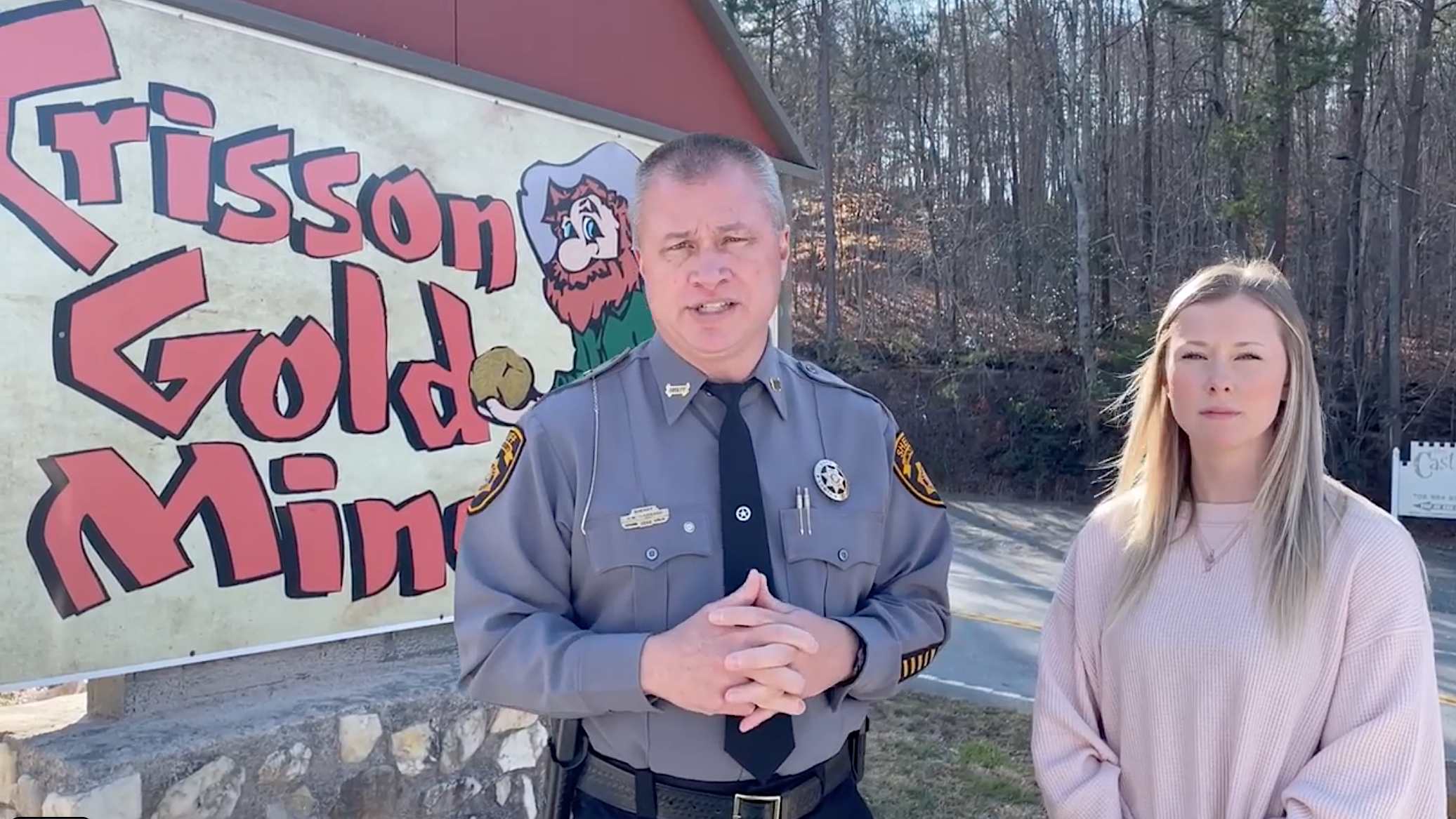 Sheriff Stacy Jarrard and Brianna Weaver