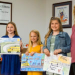 Habersham elementary students win awards for school bus safety art