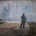 Woods fire that threatened homes north of Clarkesville being investigated