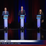 Ahead in the polls, Kemp defends record as governor against primary challengers in debate