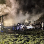 Residents burned out of their home in Cornelia