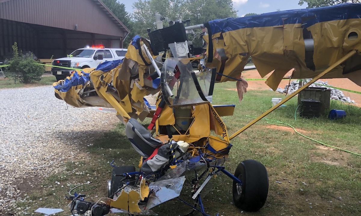 ultralight crash in White County