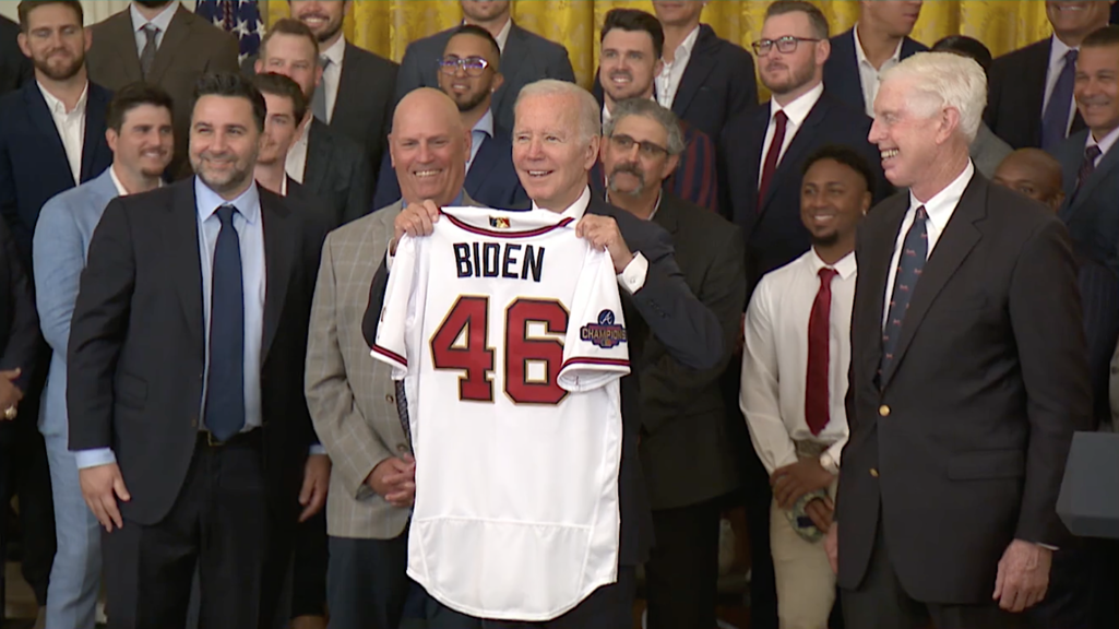 Biden praises Braves’ ‘unstoppable, joyful run’ to 2021 win