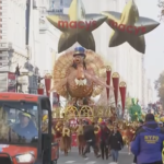 High-flying balloon characters star in Thanksgiving parade