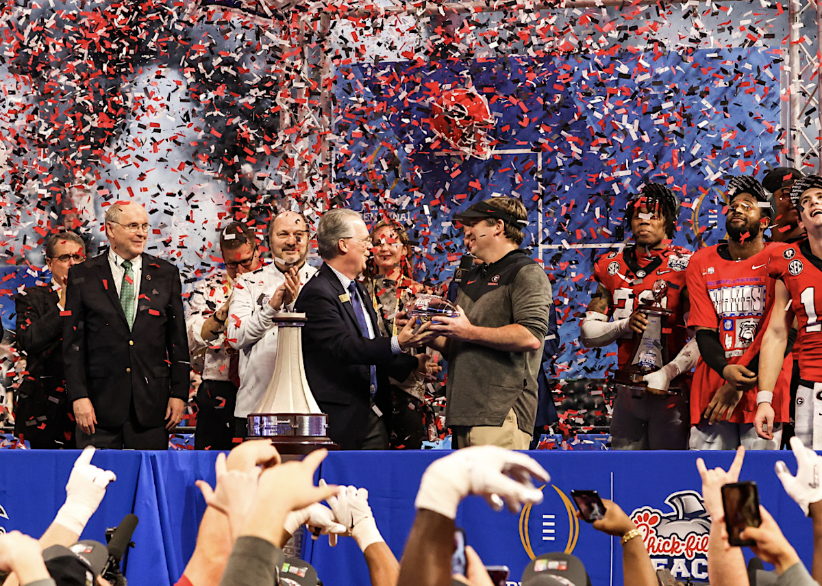 Georgia Peach Bowl win 2023