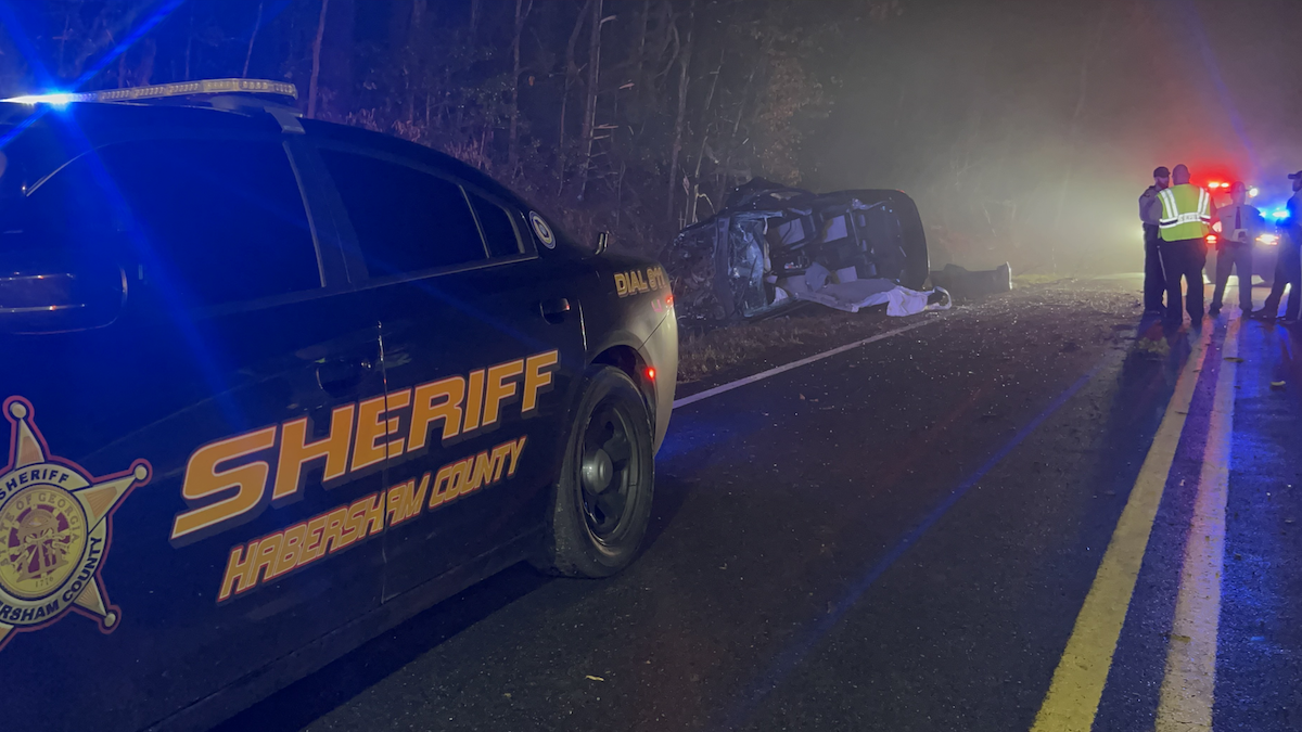 J Warren Road wreck after chase