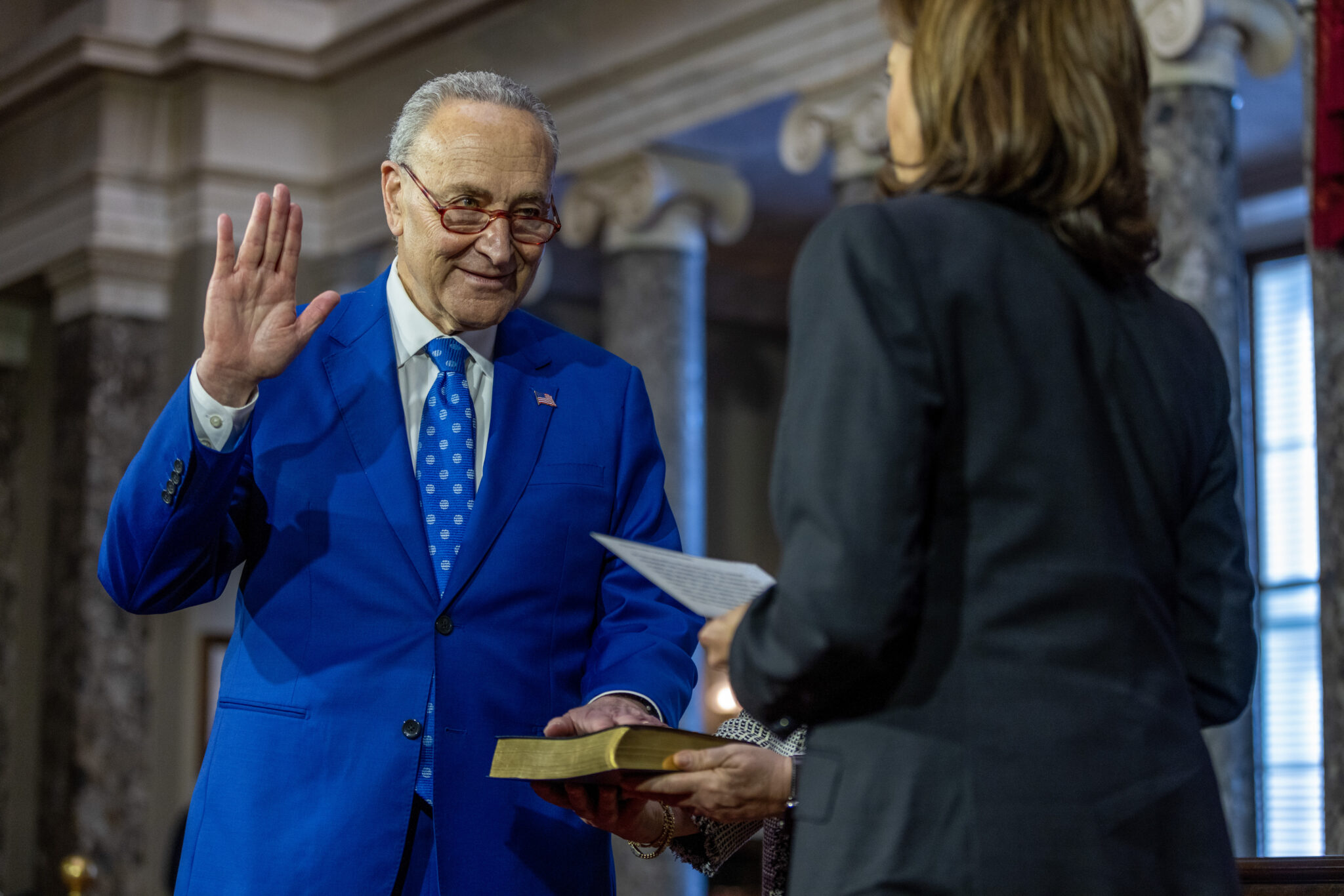 Newly-Elected Senators Attend Ceremonial Swearing-In Event At U.S. Capitol