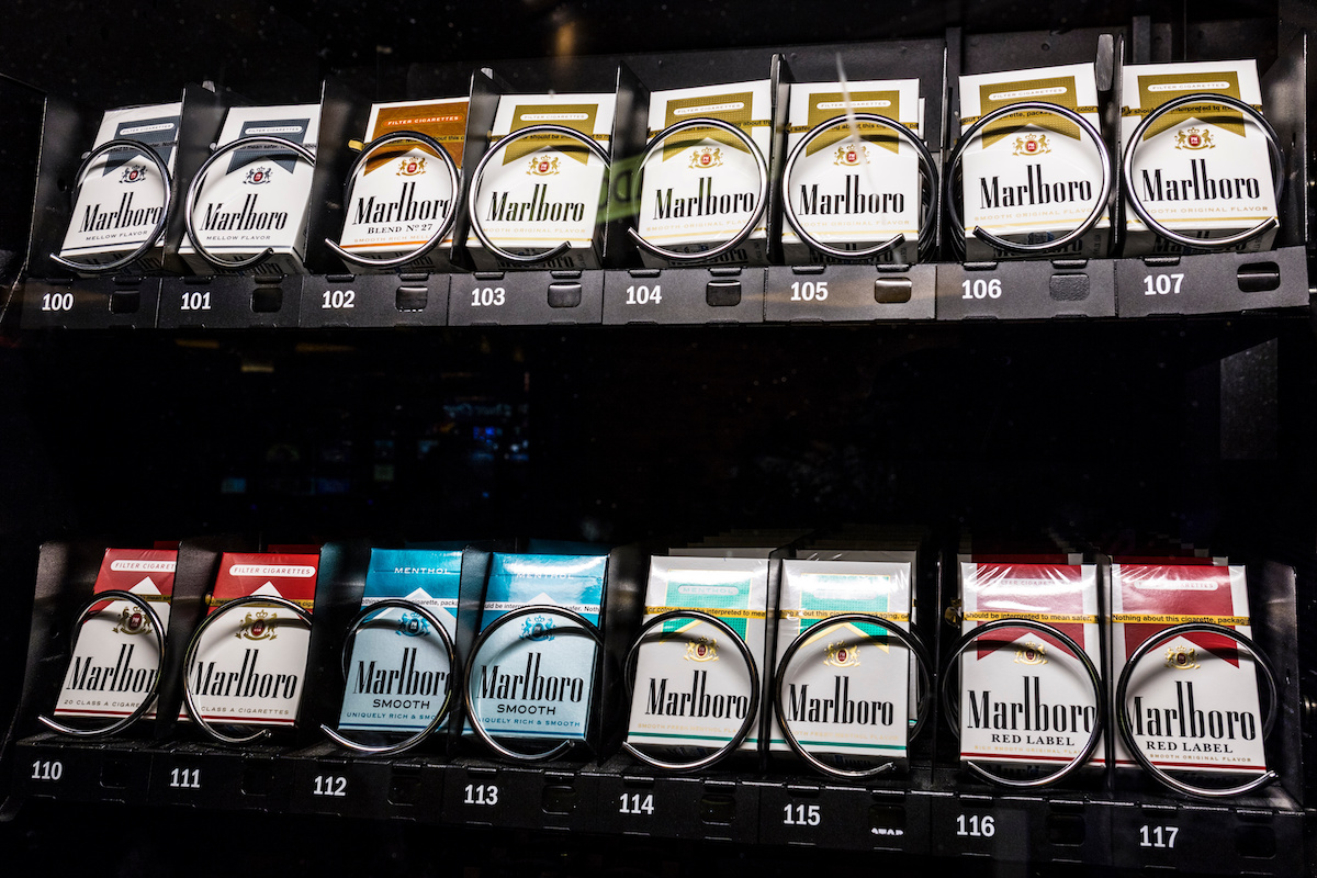 cigarette vending machine