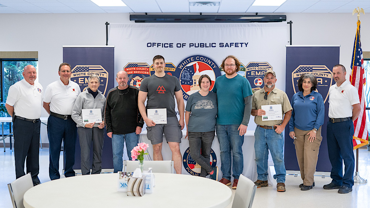 White County CERT grads