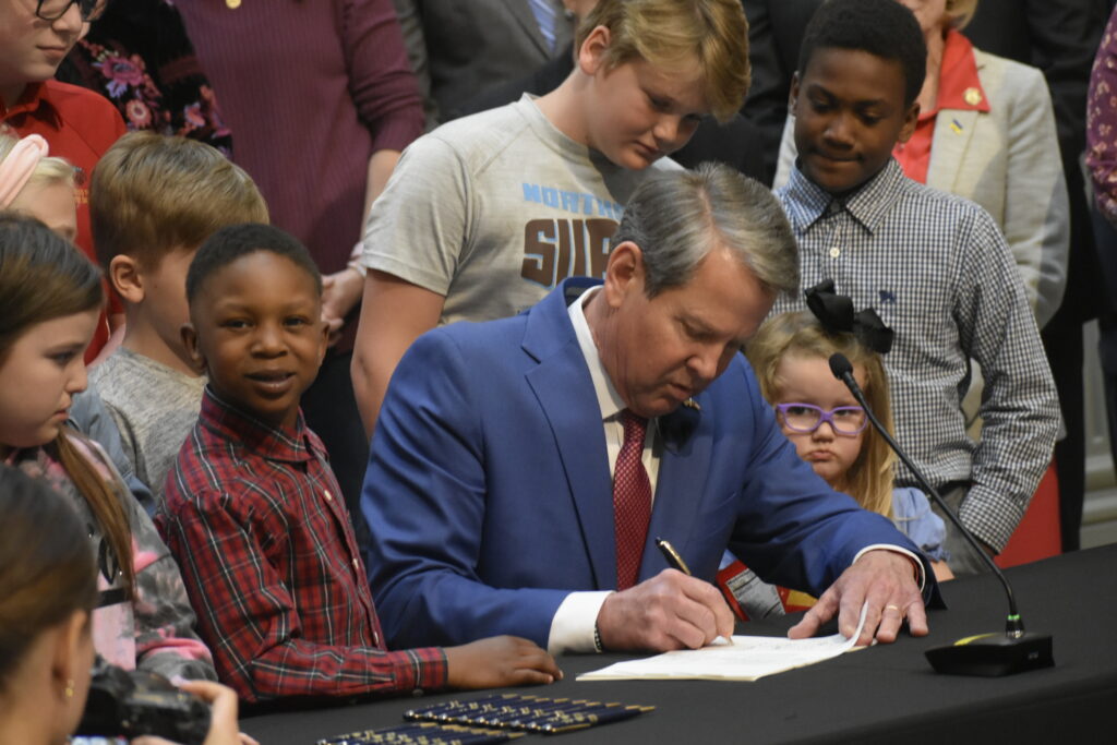 Kemp bill signing