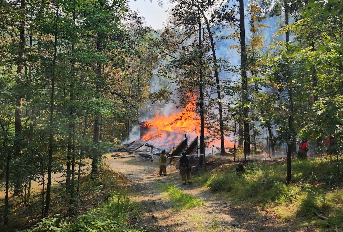 Ridge Lane Road fire