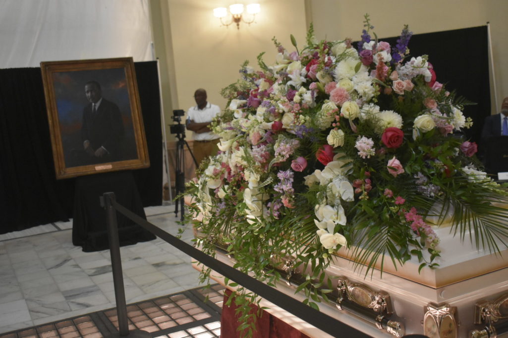 Family, top lawmakers gather for farewell to Christine King Farris