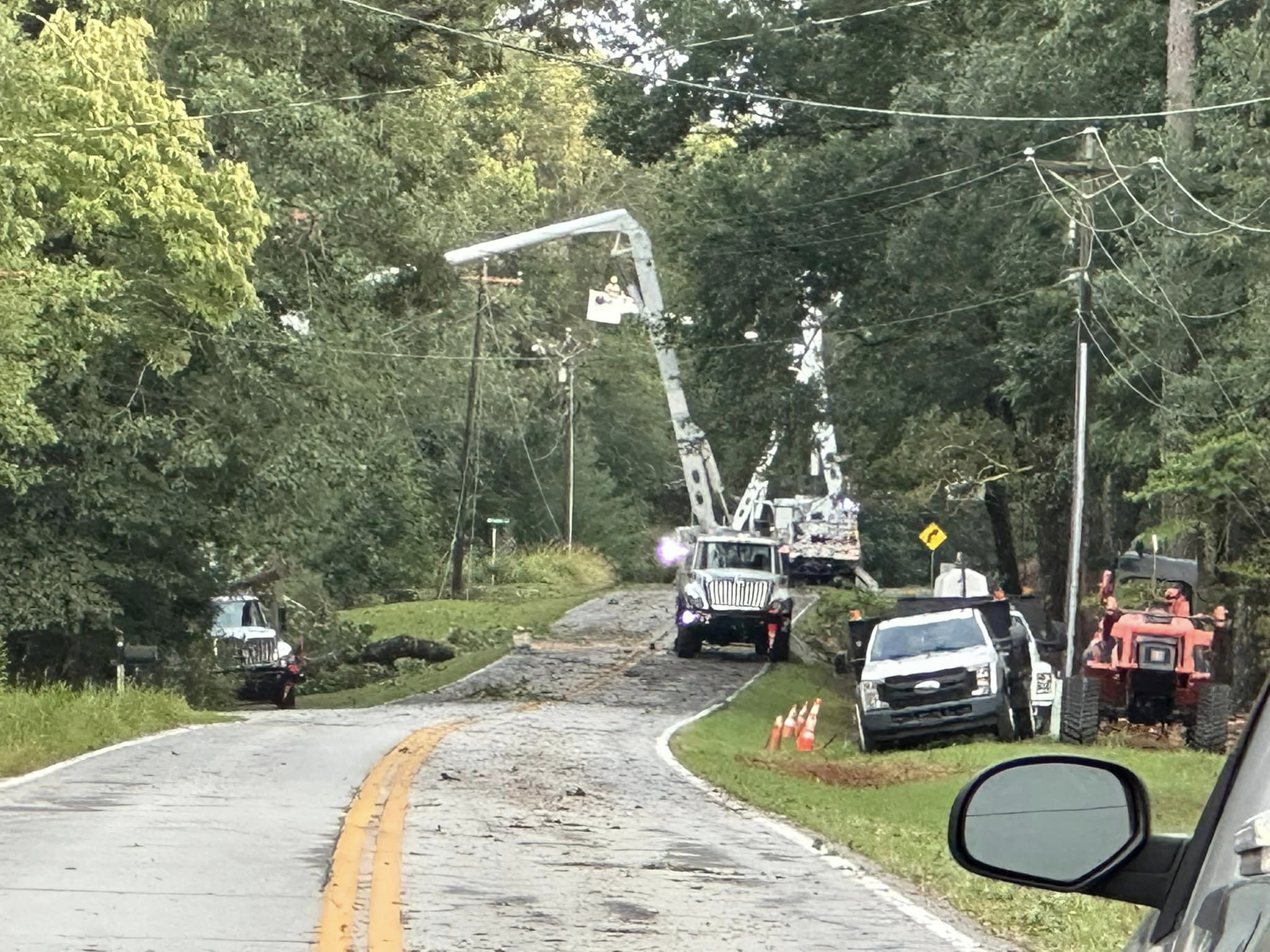 New Liberty Road closed1