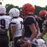 Raiders shine early, often in scrimmage win over Vikings