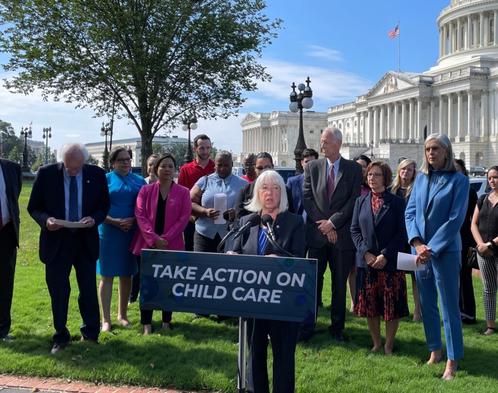 Democrats push to extend child care grant program