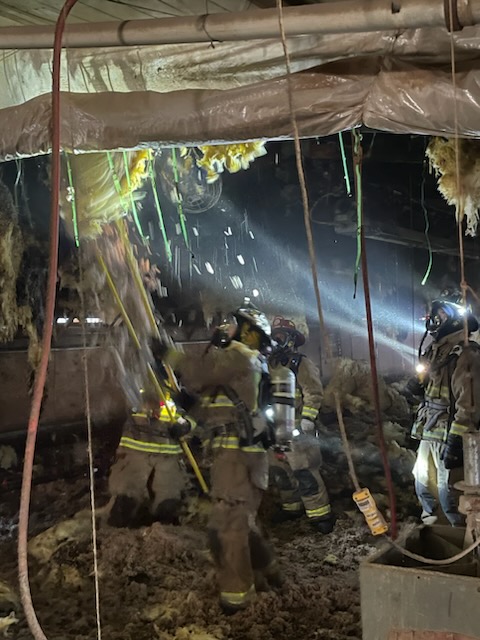 chicken house fire
