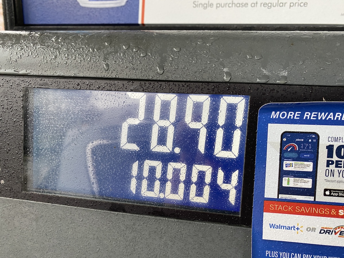 Georgia gas pump December 20231