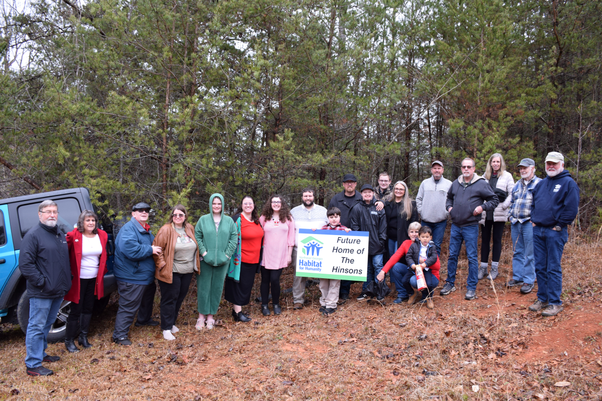 Habitat for Humanity clarkesville groundbreaking