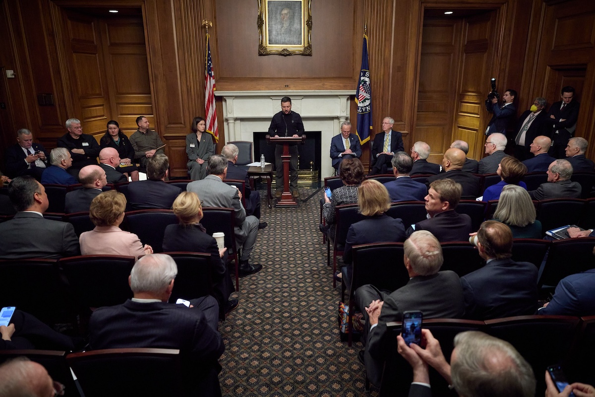 President Volodymyr Zelenskyy meets with U.S. Senators