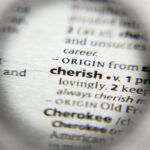 ‘Cherish’: My chosen word
