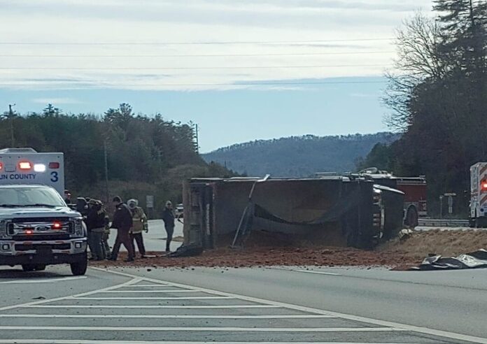 GA 15:US 441 at Boggs Mtn. wreck