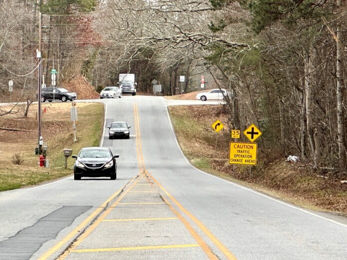 Level Grove Road at J Warren Road