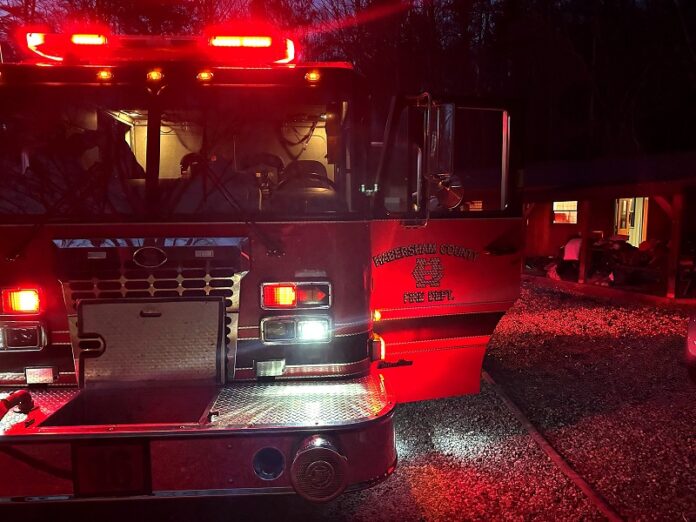 Camp fire outside Clarkesville1