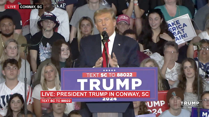 Donald Trump at Conway, SC rally