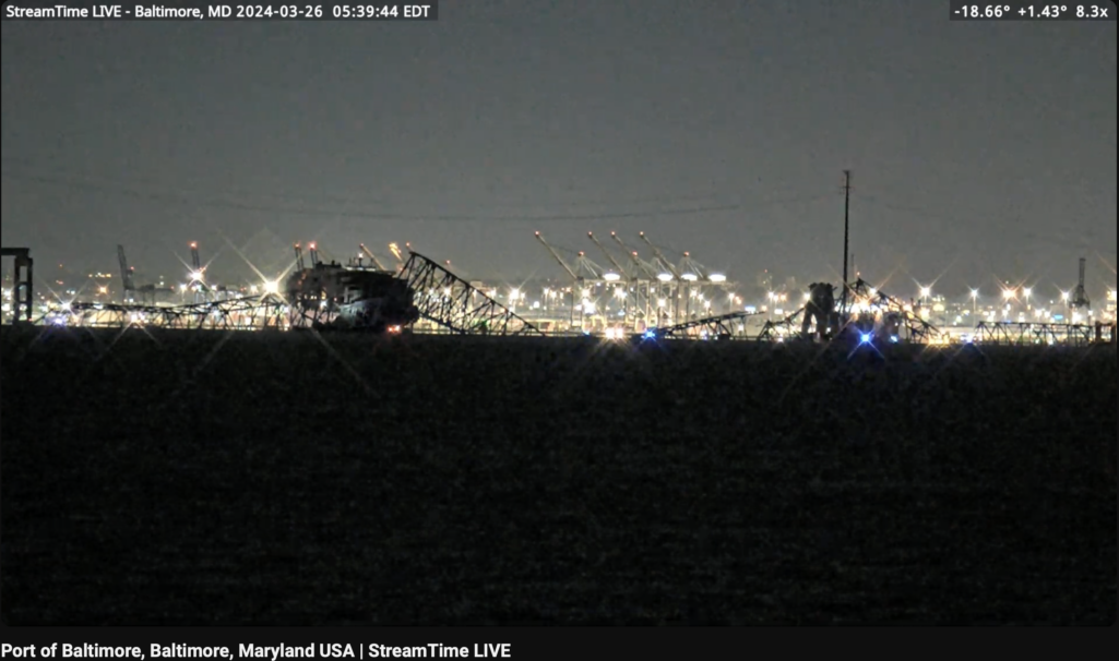 UPDATE: Key Bridge in Baltimore collapses after ship strikes it