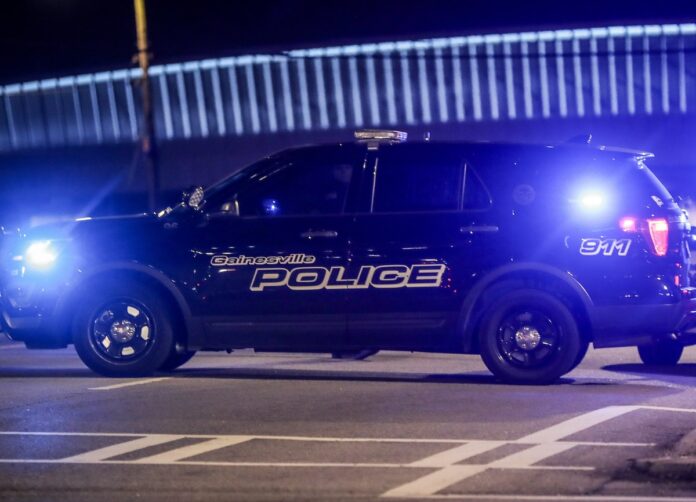 Gainesville police patrol vehicle