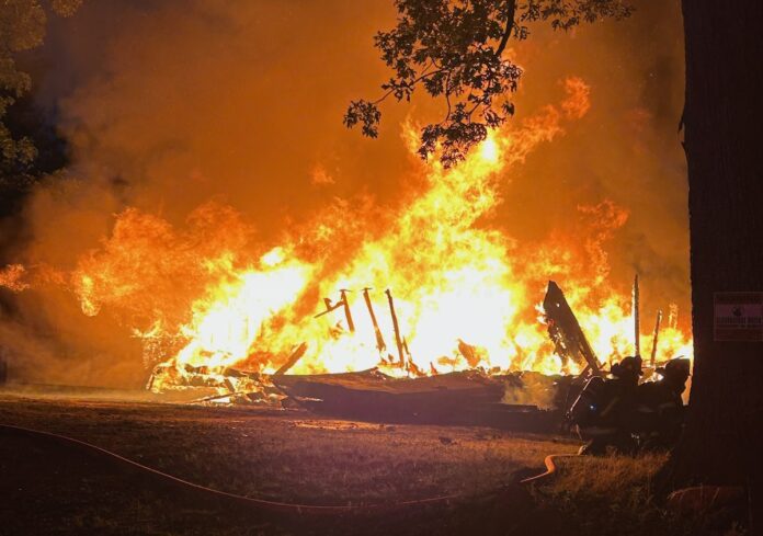 Rock Springs Road fire