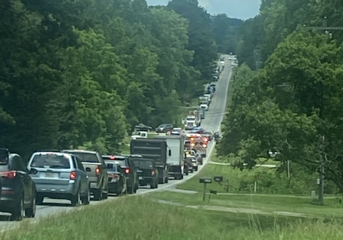 rollover wreck on Hwy. 115