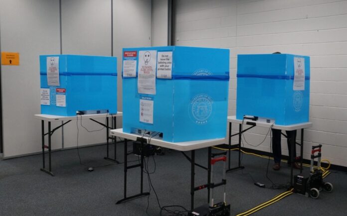 voting booths