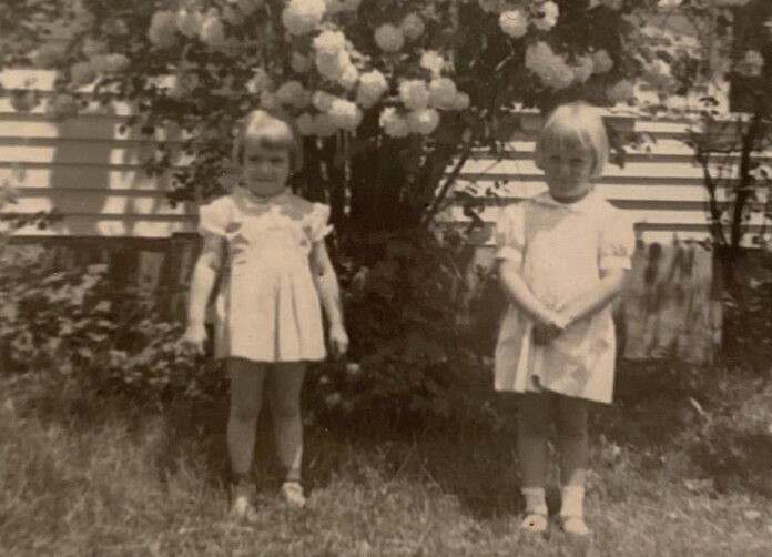 Cousins Ann and Lynn Walker