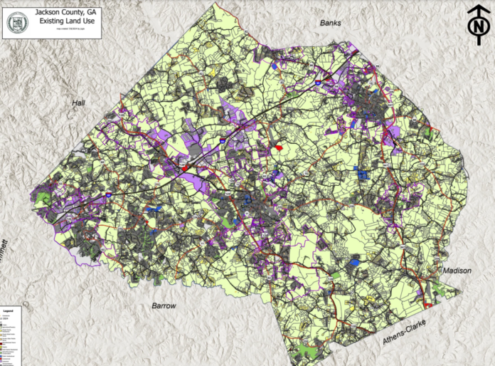 Jackson County land use map
