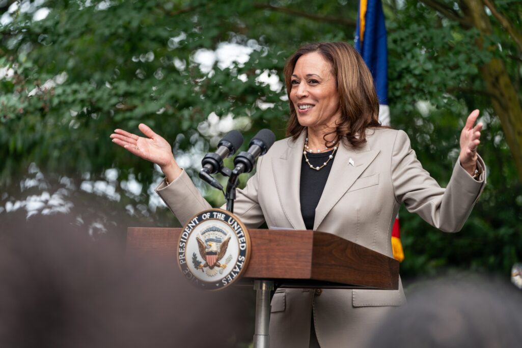 Georgia’s Democratic delegates coalesce behind Harris after Biden drops out