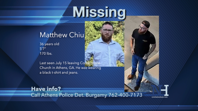 missing Matthew Chiu